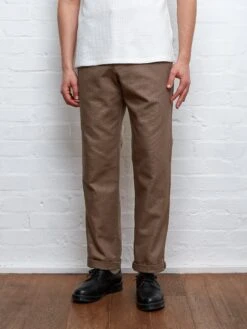 Drawstring Trousers Ellbridge Taupe -Men's Fashion-Oliver Spencer DRAWSTRINGTROUSERSELLBRIDGETAUPE8copy