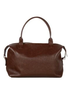 Doctor's Bag Pebble Leather Walnut -Men's Fashion-Oliver Spencer DoctorsBagChocolateLeather2