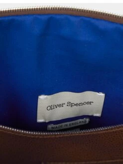 Doctor's Bag Pebble Leather Walnut -Men's Fashion-Oliver Spencer DoctorsBagChocolateLeather4