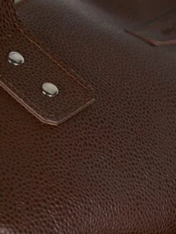 Doctor's Bag Pebble Leather Walnut -Men's Fashion-Oliver Spencer DoctorsBagChocolateLeather5