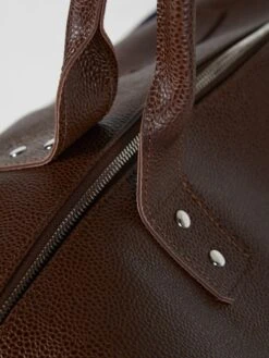 Doctor's Bag Pebble Leather Walnut -Men's Fashion-Oliver Spencer DoctorsBagChocolateLeather7