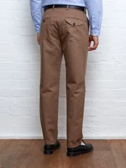 Fishtail Trousers Ellbridge Taupe -Men's Fashion-Oliver Spencer FISHTAILTROUSERSELLBRIDGETAUPE14copy