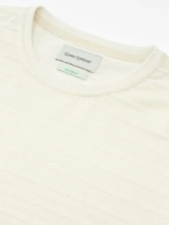 Conduit T-Shirt Dornie Cream 10 Conduit T-Shirt Dornie Cream -Men's Fashion-Oliver Spencer FlatOSM580ConduitTShirttDOR01CREDornieCream1