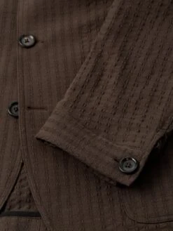 Solms Jacket Sampson Brown -Men's Fashion-Oliver Spencer FlatOSMJ201bSolmsJacketSAM01BROSampsonBrownv1