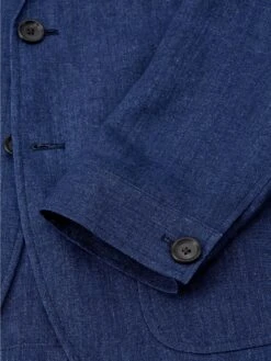 Theobald Jacket Dubrow Navy -Men's Fashion-Oliver Spencer FlatOSMJ262eTheobaldJacketDUB01NAVDubrowNavy6