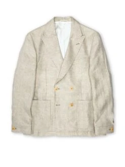 Sand Davidson Double-Breasted Suit -Men's Fashion-Oliver Spencer FlatOSMJ289aDoubleBreastedJacketDAV01SANDavidsonSand 7aa5cd0d b358 4cdc a951 1d5e8a02892e
