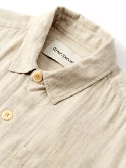 Milford Jacket Randal Cream -Men's Fashion-Oliver Spencer FlatOSMJ351MilfordJacketRAN01CRERandalCream1