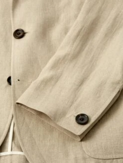 Sand Coney Mansfield Suit -Men's Fashion-Oliver Spencer FlatOSMJ352MansfieldJacketCON01SANConeySand2 8e143d9b 2965 45d9 ac9d a8bc317fe034