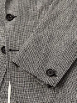 Mansfield Jacket Rackfield Black/White -Men's Fashion-Oliver Spencer FlatOSMJ352MansfieldJacketRAC01BLWRackfieldBlackWhite2