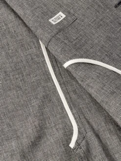 Mansfield Jacket Rackfield Black/White -Men's Fashion-Oliver Spencer FlatOSMJ352MansfieldJacketRAC01BLWRackfieldBlackWhite3