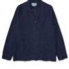 Bradwell Jacket Waterford Indigo -Men's Fashion-Oliver Spencer FlatOSMJ356BradwellJacketWAT01INDWaterfordIndigo