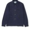 Hythe Jacket Faye Indigo Blue 1 Hythe Jacket Faye Indigo Blue -Men's Fashion-Oliver Spencer FlatOSMJ362HytheJacketFAY01INBFayeIndigoBlue