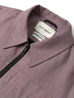 Norton Jacket Coney Mauve -Men's Fashion-Oliver Spencer FlatOSMJ364NortonJacketCON01MAUConeyMauve1