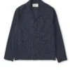 Bradwell Jacket Granville Navy -Men's Fashion-Oliver Spencer FlatOSMJ365BradwellJacketGRA01NAVGranvilleNavy
