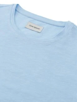 Conduit T-Shirt Hawley Sky Blue -Men's Fashion-Oliver Spencer FlatOSMK580ConduitTShirtHAW01SKBHawleySkyBlue1