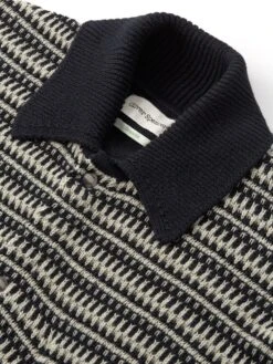 Roxwell Knitted Jacket Riverton Navy 10 Roxwell Knitted Jacket Riverton Navy -Men's Fashion-Oliver Spencer FlatOSMK619aRoxwellKnittedJacketRIV01NAVRivertonNavy1