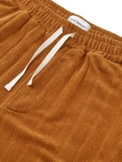 Weston Jersey Shorts Haywood Ochre -Men's Fashion-Oliver Spencer FlatOSMK627WestonJerseyShortsHaywardOchre1