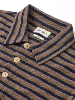 Tabley Polo Shirt Braemar Mauve -Men's Fashion-Oliver Spencer FlatOSMK689cTableyPoloShirtBRA01MAUBraemarMauve1