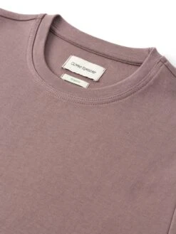 Heavy T-Shirt Tavistock Mauve -Men's Fashion-Oliver Spencer FlatOSMK724HeavyTShirtTAV01MAUTavistockMauve1