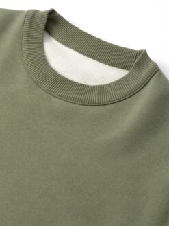 Reversible Sweatshirt Ruddock Green -Men's Fashion-Oliver Spencer FlatOSMK738ReversibleSweatshirtRUD01GRNRuddockGreen2