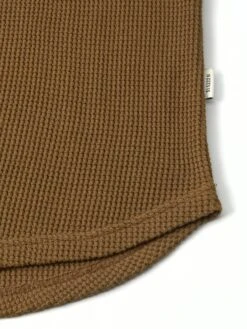 Austell Short Sleeve Polo Shirt Barton Tobacco Brown -Men's Fashion-Oliver Spencer FlatOSMK741AustellPoloShirtBAR01TOBBartonTobaccoBrown2