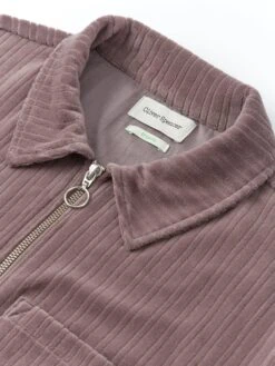 Bradstone Jersey Jacket Willow Mauve -Men's Fashion-Oliver Spencer FlatOSMK742BradstoneJerseyJacketWIL01MAUWillowMauve1