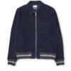 Bradstone Jersey Jacket Willow Navy -Men's Fashion-Oliver Spencer FlatOSMK742BradstoneJerseyJacketWIL01NAVWillowNavy