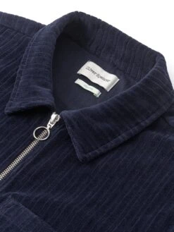 Bradstone Jersey Jacket Willow Navy -Men's Fashion-Oliver Spencer FlatOSMK742BradstoneJerseyJacketWIL01NAVWillowNavy1