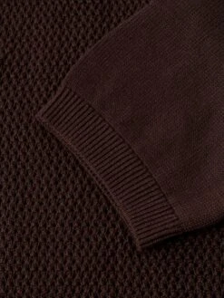 Short Sleeve Penhale Polo Shirt Tamar Brown -Men's Fashion-Oliver Spencer FlatOSMK747ShortSleevePoloShirtTAM01BROTamarBrown2