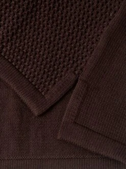 Short Sleeve Mawes Knitted Shirt Tamar Brown -Men's Fashion-Oliver Spencer FlatOSMK748ShortSleeveMawesShirtTAM01BROTamarBrown2