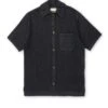 Short Sleeve Mawes Knitted Shirt Tamar Navy -Men's Fashion-Oliver Spencer FlatOSMK748ShortSleeveMawesShirtTAM01NAVTamarNavy