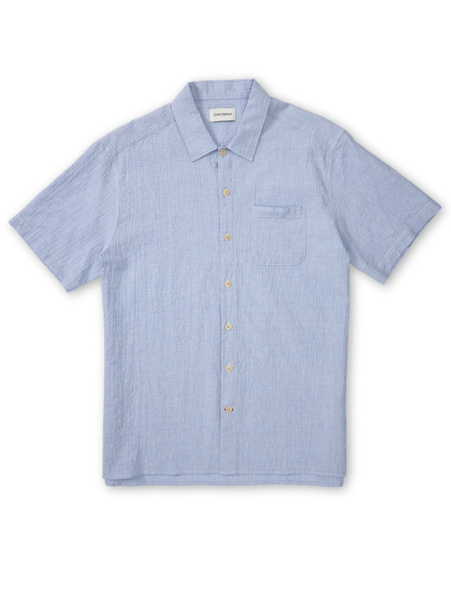 Riviera Short Sleeve Shirt Hughes Blue 3 Riviera Short Sleeve Shirt Hughes Blue