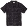 Havana Short Sleeve Shirt Frankel Black -Men's Fashion-Oliver Spencer FlatOSMS156cHavanaShortSleeveShirtFRA01BLKFrankelBlack