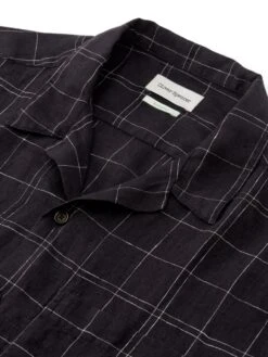 Havana Short Sleeve Shirt Frankel Black 10 Havana Short Sleeve Shirt Frankel Black -Men's Fashion-Oliver Spencer FlatOSMS156cHavanaShortSleeveShirtFRA01BLKFrankelBlack1