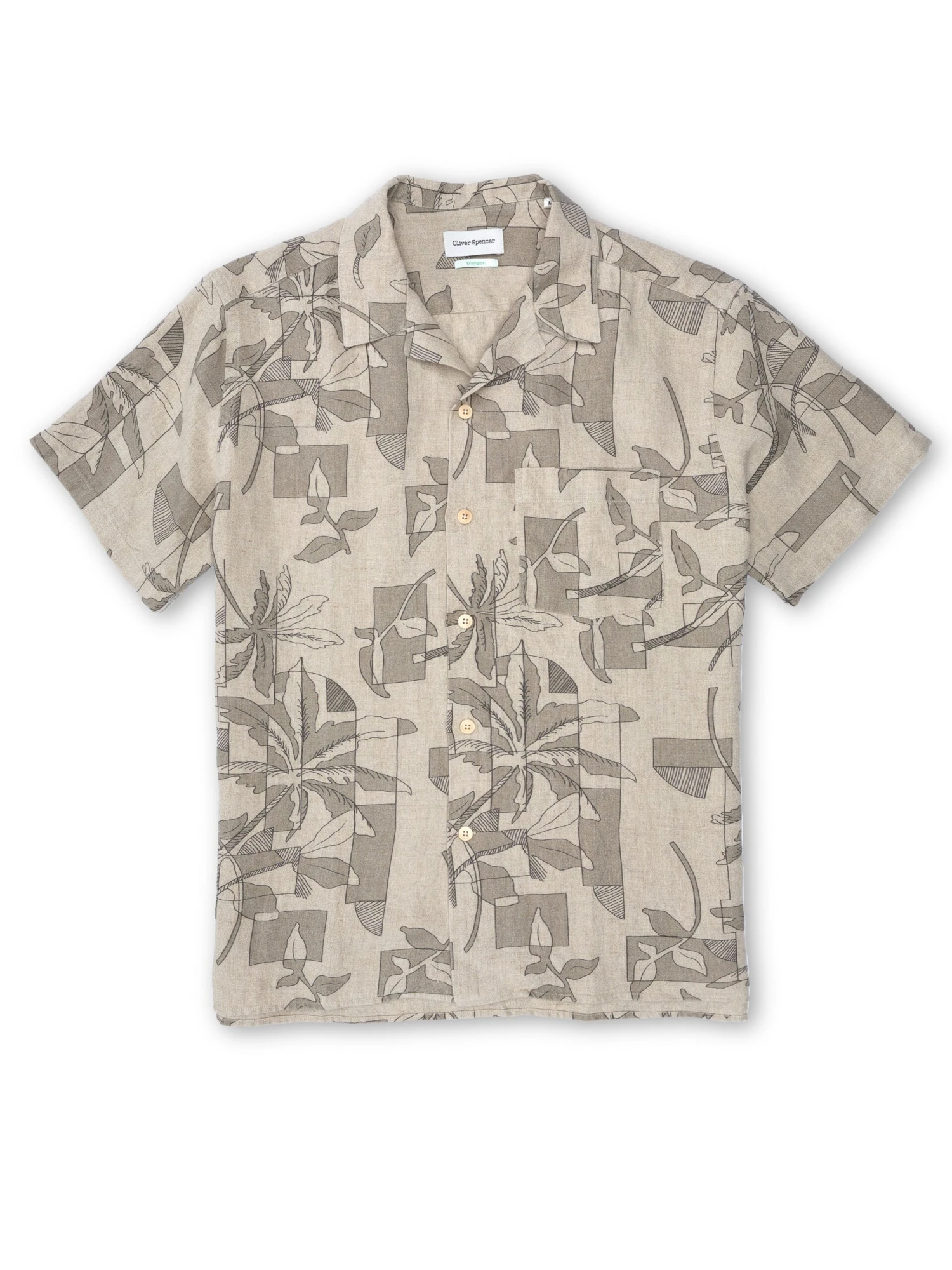 Havana Short Sleeve Shirt Westgate Beige 3 Havana Short Sleeve Shirt Westgate Beige