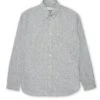 Brook Shirt Campbell Grey 2 Brook Shirt Campbell Grey -Men's Fashion-Oliver Spencer FlatOSMS162BrookShirtCAM01GRYCampbellGrey