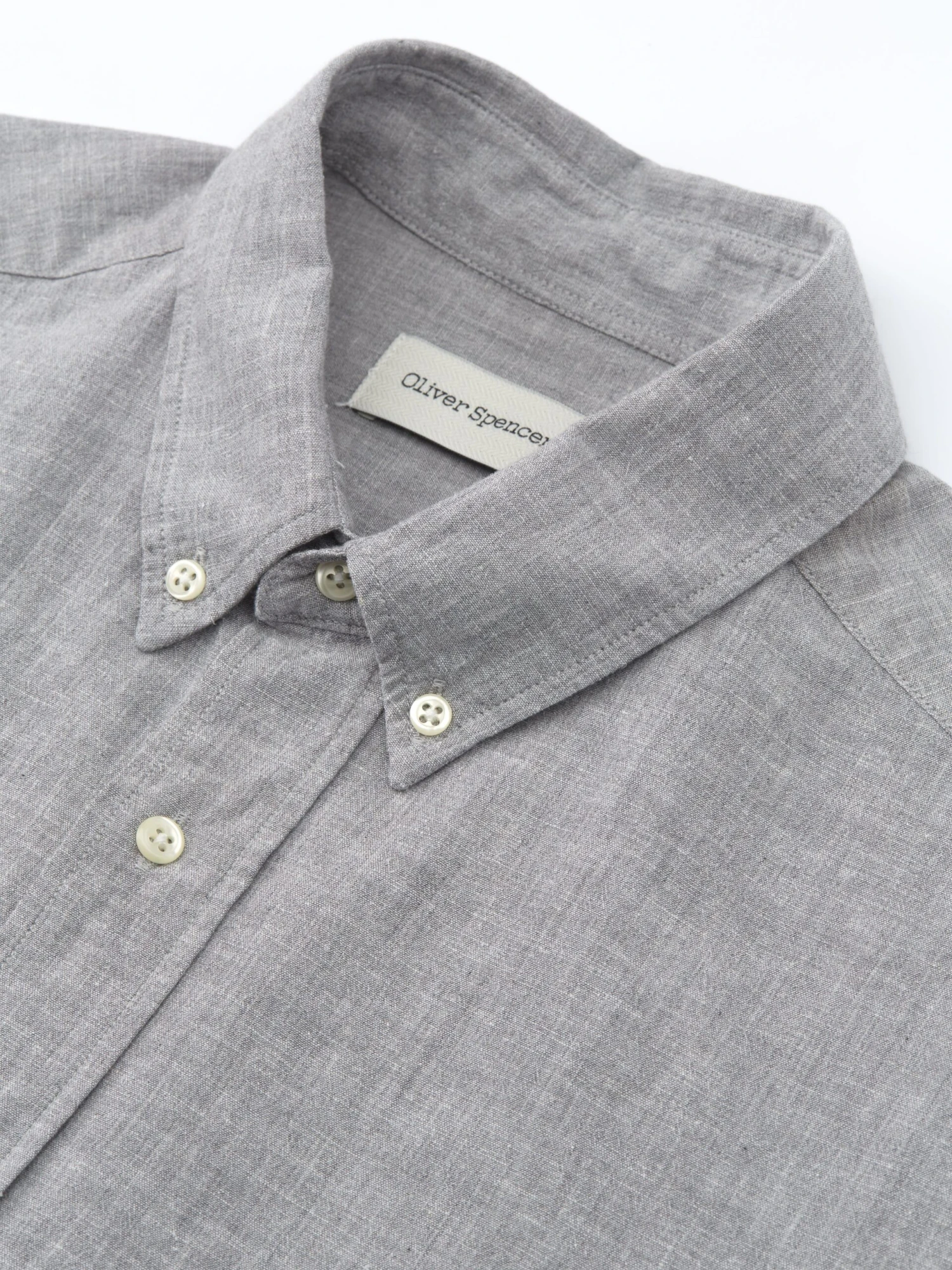 Brook Shirt Campbell Grey 5 Brook Shirt Campbell Grey - Image 3