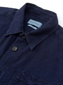 Treviscoe Shirt Waterford Indigo -Men's Fashion-Oliver Spencer FlatOSMS171aTreviscoeShirtWAT01INDWaterfordIndigo51