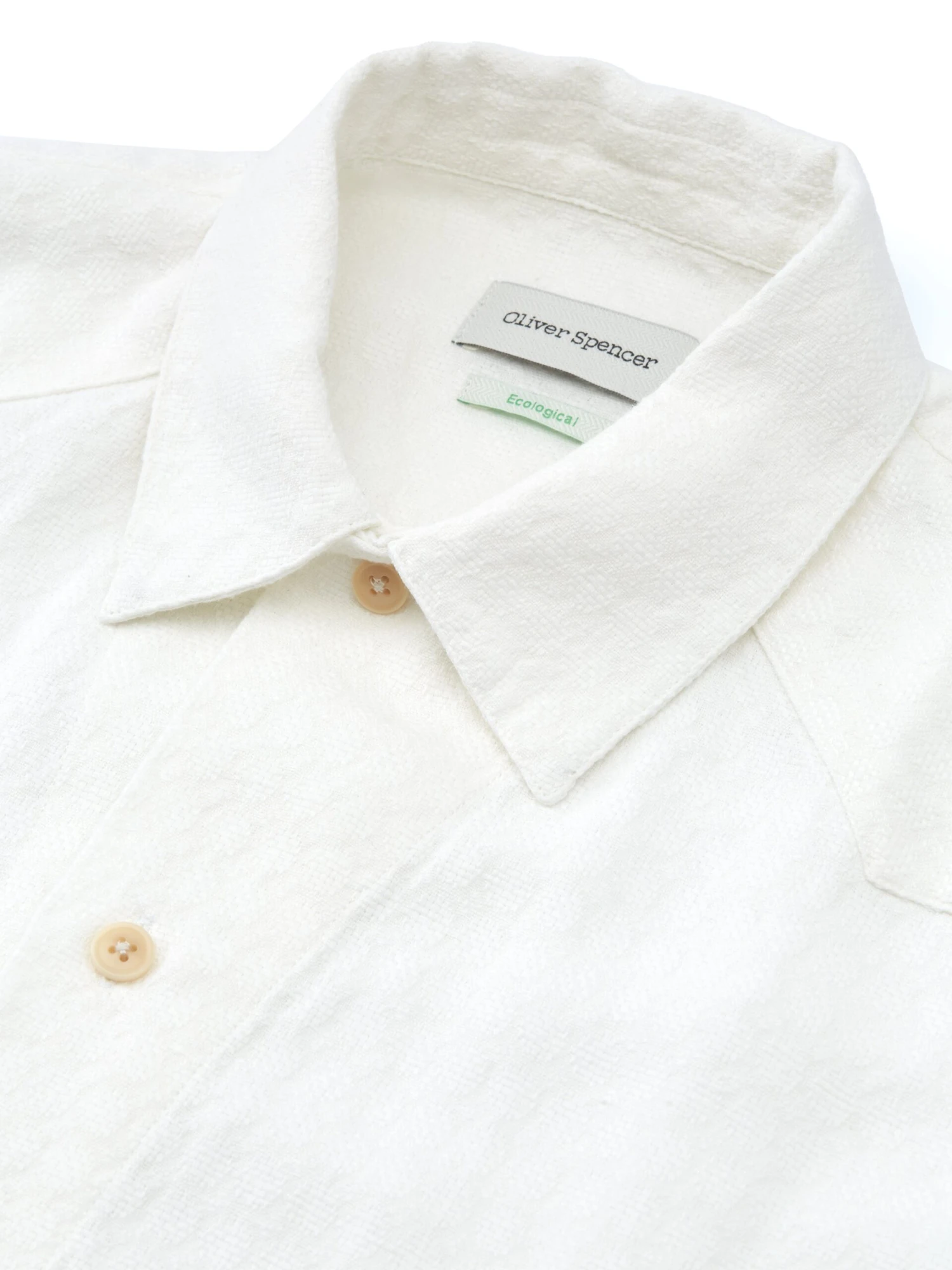 Cuban Short Sleeve Shirt Medley White 5 Cuban Short Sleeve Shirt Medley White - Image 3