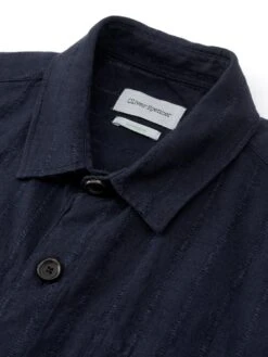 Short Sleeve Milford Shirt Dillard Navy -Men's Fashion-Oliver Spencer FlatOSMS179ShortSleeveMilfordShirtDIL01NAVDillardNavy1