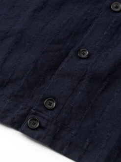 Short Sleeve Milford Shirt Dillard Navy -Men's Fashion-Oliver Spencer FlatOSMS179ShortSleeveMilfordShirtDIL01NAVDillardNavy2