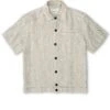 Short Sleeve Milford Shirt Middelboe Sand 1 Short Sleeve Milford Shirt Middelboe Sand -Men's Fashion-Oliver Spencer FlatOSMS179ShortSleeveMilfordShirtMID01SANMiddleboeSand