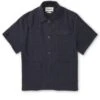 Short Sleeve Safari Shirt Sampson Navy