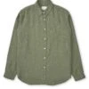 New York Special Shirt Coney Green -Men's Fashion-Oliver Spencer FlatOSMS200dNewYorkSpecialShirtCON01GRNConeyGreen