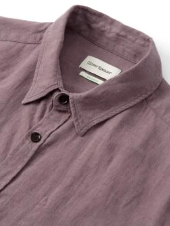 New York Special Shirt Coney Mauve -Men's Fashion-Oliver Spencer FlatOSMS200dNewYorkSpecialShirtCON01MAUConeyMauve1