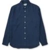 New York Special Shirt Coney Navy -Men's Fashion-Oliver Spencer FlatOSMS200dNewYorkSpecialShirtCON01NAVConeyNavy