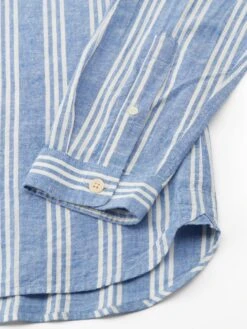 New York Special Shirt Singer Blue -Men's Fashion-Oliver Spencer FlatOSMS200dNewYorkSpecialShirtSIN01BLUSingerBlue2