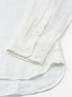 Conduit Classic Shirt Quincy White -Men's Fashion-Oliver Spencer FlatOSMS304ConduitClassicShirtQUI01WHIQuincyWhite2