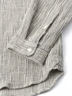 Clerkenwell Tab Shirt Gorwell Navy/White 11 Clerkenwell Tab Shirt Gorwell Navy/White -Men's Fashion-Oliver Spencer FlatOSMS66aClerkenwellTabShirtGOR01NAWGorwellNavyWhite2