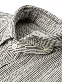 Clerkenwell Tab Shirt Gorwell Navy/White 10 Clerkenwell Tab Shirt Gorwell Navy/White -Men's Fashion-Oliver Spencer FlatOSMS66aClerkenwellTabShirtGOR01NAWGorwellNavyWhite4